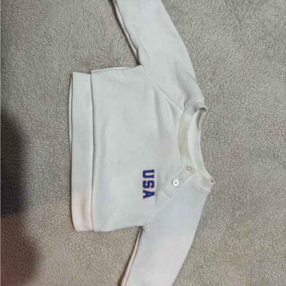 White USA Baby Sweater - Picture 1 of 2